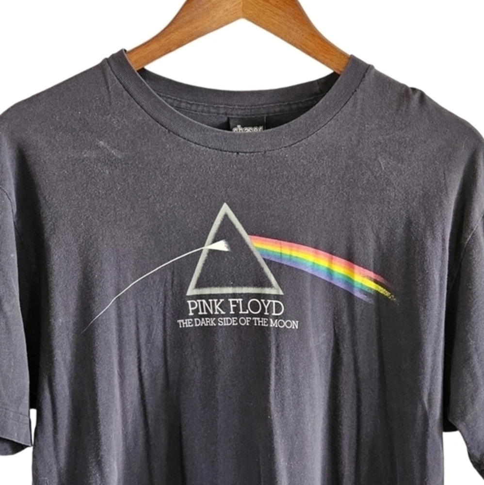 Chaser Vintage‎ 90s Pink Floyd Dark Side Of The Moon Graphic T Shirt Size Large